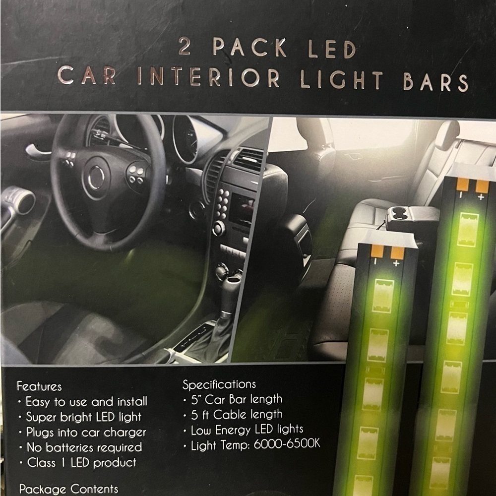 Car interior LED light bars - Picture 2 of 2